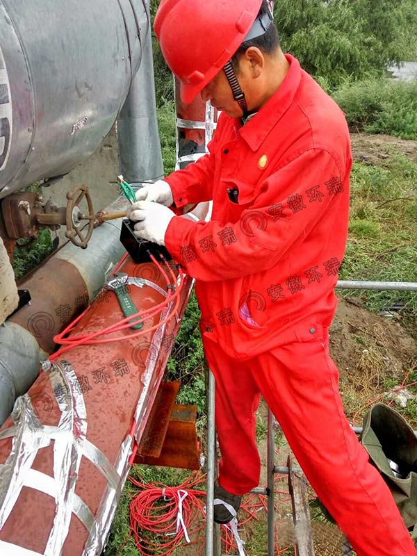 DN150電廠管道電伴熱安裝方法